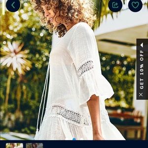 Beach wear, white, free size, cupshe